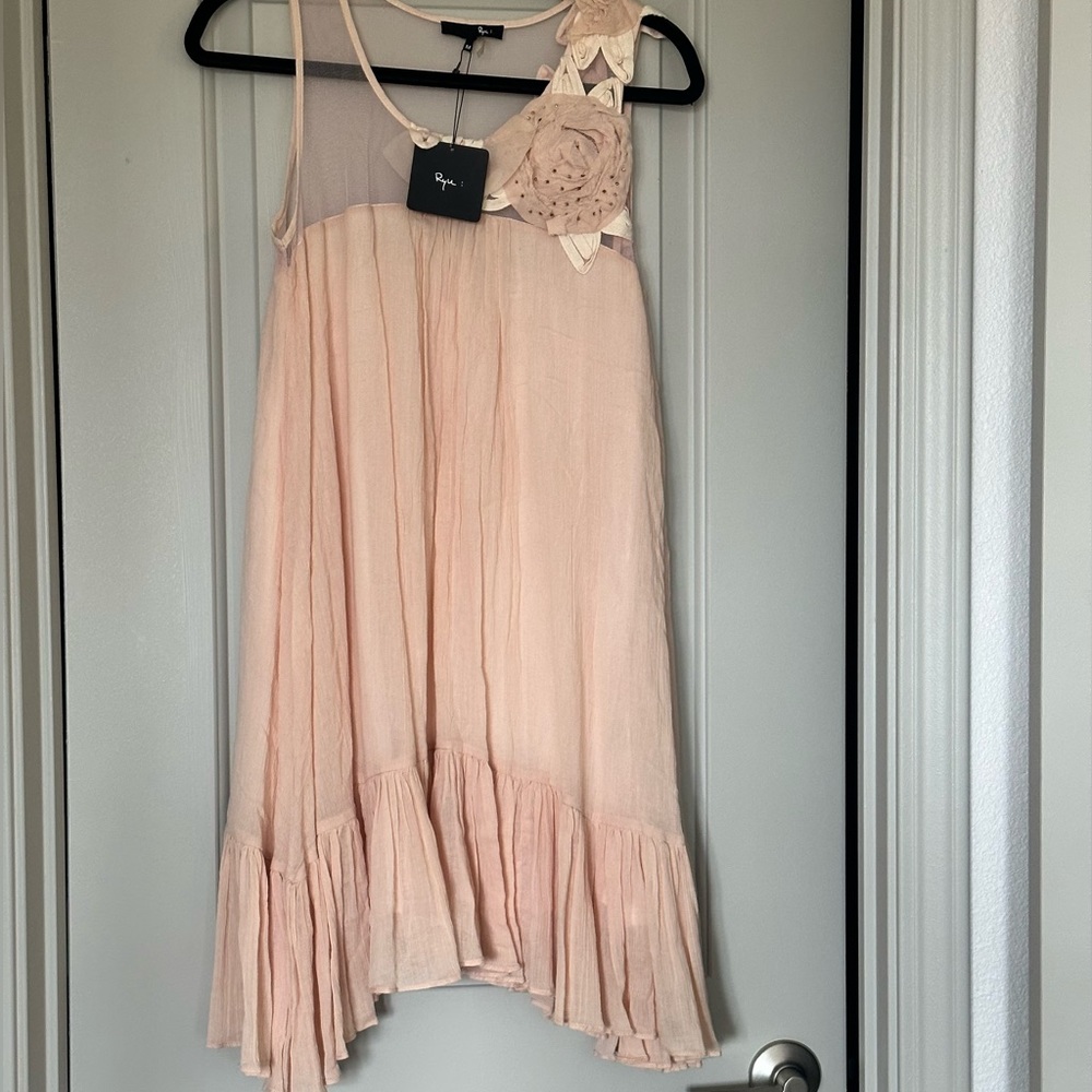 NWT Ryu peach dress